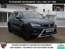 Blue Used 2018 Seat Ateca 4Drive SUV | £13,980 (Fair price)