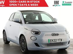 Blue Used 2022 Fiat 500e La Prima Cabriolet | £17,199 (Fair price)
