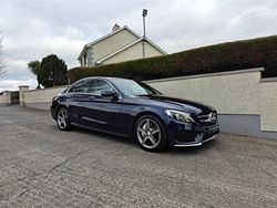 Blue Used 2016 Mercedes C250 AMG line Sedan | £20,994
