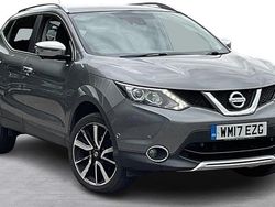 Gunmetal grey Used 2017 Nissan Qashqai Tekna SUV | £7,875 (Good price)