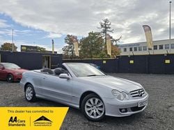 Silver Used 2007 Mercedes CLK200 Elegance Cabriolet | £3,995 (Fair price)