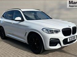 White Used 2021 BMW X3 M Sport SUV | £27,349 (Good price)