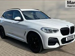 White Used 2021 BMW X3 M Sport SUV | £27,349 (Good price)