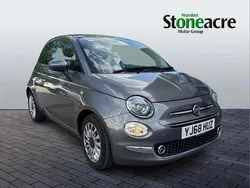 Grey Used 2018 Fiat 500 Lounge Hatchback | £7,990 (Fair price)