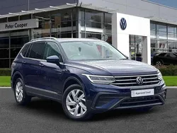 Blue Used 2023 VW Tiguan Allspace Life SUV | £26,591 (Good price)