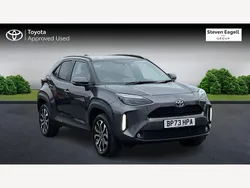 Grey Used 2023 Toyota Yaris Hybrid Design Hatchback | £22,645 (Expensive)