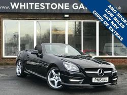 Black Used 2015 Mercedes SLK250 AMG Cabriolet | £9,995 (Fair price)