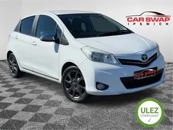 White Used 2013 Toyota Yaris Trend Hatchback | £4,750 (Fair price)