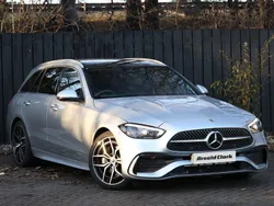 Silver Used 2023 Mercedes C300 AMG Line Premium Plus Estate | £37,498 (Expensive)