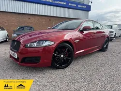 Red Used 2015 Jaguar XF R-Sport Sedan | £9,791 (Fair price)