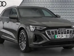Grey Used 2024 Audi Q8 e-tron S-Line SUV | £47,990 (Expensive)