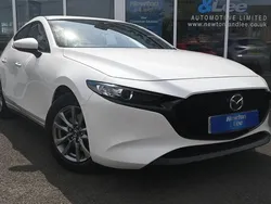 White Used 2022 Mazda 3 Hatchback | £14,700 (Fair price)