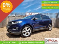 Blue Used 2016 Ford Edge Zetec SUV | £8,740 (Fair price)