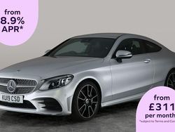 Silver Used 2019 Mercedes C300 AMG Line Premium Coupe | £19,414 (Fair price)