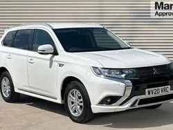 White Used 2020 Mitsubishi Outlander P-HEV SUV | £12,768 (Super price)