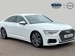 White Used 2019 Audi A6 S-Line Sedan | £19,295 (Good price)