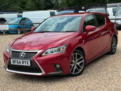 Red Used 2014 Lexus CT200h Sport Line Hatchback | £9,995 (A bit pricey)