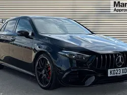 Black Used 2023 Mercedes A45 AMG Hatchback | £46,490 (Fair price)