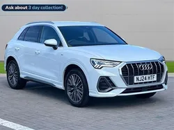 White Used 2024 Audi Q3 S-Line SUV | £32,114 (Good price)