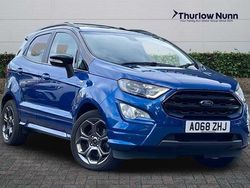 Blue Used 2018 Ford Ecosport ST-Line SUV | £10,249 (Fair price)