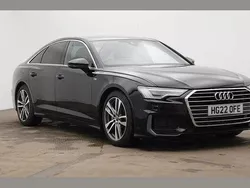 Black Used 2022 Audi A6 S-Line Sedan | £27,190 (Good price)