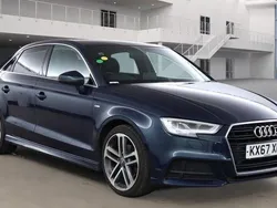 Blue Used 2017 Audi A3 S-Line Sedan | £11,495 (Good price)