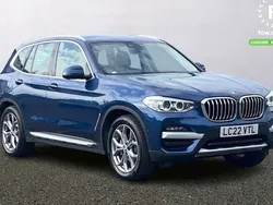 Blue Used 2021 BMW X3 xLine SUV | £28,899 (Good price)