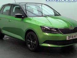Green Used 2018 Skoda Fabia Colour Edition Hatchback | £10,100 (Fair price)