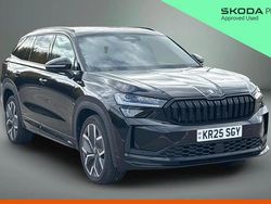 Black magic pearl effect Used 2025 Skoda Kodiaq SportLine SUV | £38,340 (Expensive)