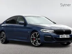 Blue Used 2022 BMW 545e M Sport | £34,500 (Fair price)