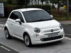 White Used 2019 Fiat 500 Lounge Hatchback | £8,795 (A bit pricey)