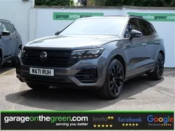 Silicon grey metallic Used 2021 VW Touareg Black Edition SUV | £39,995 (Expensive)