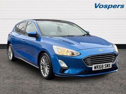 Blue Used 2018 Ford Focus Titanium X Hatchback | £10,845 (Fair price)