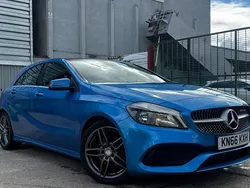 Blue Used 2016 Mercedes A200 AMG line Hatchback | £12,500 (Fair price)