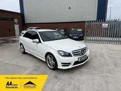 White Used 2013 Mercedes C250 AMG Sedan | £7,245 (Good price)