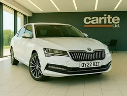 White Used 2022 Skoda Superb LAURIN & KLEMENT Hatchback | £15,495 (Fair price)