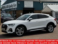 White Used 2020 Audi Q3 Sportback S-Line SUV | £24,495 (Good price)