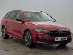 Velvet red metallic Used 2024 Skoda Octavia SportLine Estate | £26,990