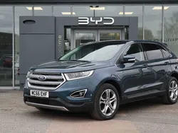 Blue Used 2017 Ford Edge Titanium SUV | £12,850 (Good price)