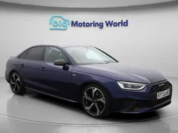 Blue Used 2022 Audi A4 Black Edition Sedan | £24,700 (Fair price)