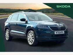 Blue Used 2018 Skoda Karoq SE L SUV | £12,895 (Fair price)