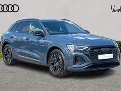 Blue Used 2023 Audi Q8 e-tron Black Edition SUV | £42,900 (Fair price)