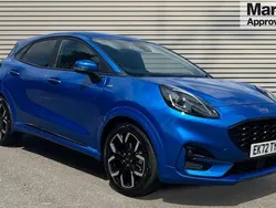 Blue Used 2023 Ford Puma ST-Line X Hatchback | £17,450 (Fair price)
