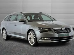 Grey Used 2017 Skoda Superb SE L Executive Estate | £18,890 (Fair price)
