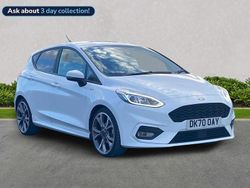 White Used 2020 Ford Fiesta ST-Line X Hatchback | £11,709 (A bit pricey)