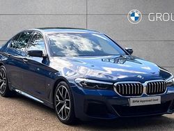 Blue Used 2022 BMW 520 M Sport | £23,703 (Good price)
