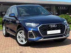 Blue Used 2024 Audi Q5 S-Line SUV | £39,490 (Fair price)