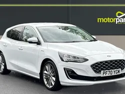 Frozen white gloss Used 2021 Ford Focus Vignale Hatchback | £14,500 (Good price)