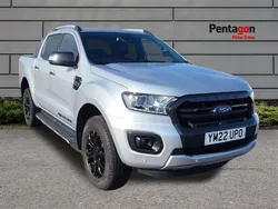 Silver Used 2022 Ford Ranger Wildtrack Pickup | £27,345 (Expensive)
