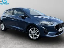Chrome blue (premium colour) Used 2022 Ford Fiesta Titanium Hatchback | £9,695 (Good price)